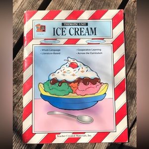 Ice cream Unit study workbook , homeschool,educational,teacher